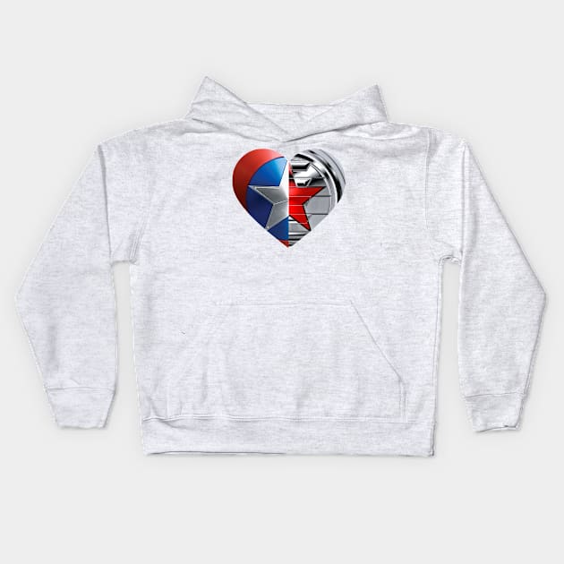 Stucky Heart 2.0 Kids Hoodie by Jacqui96